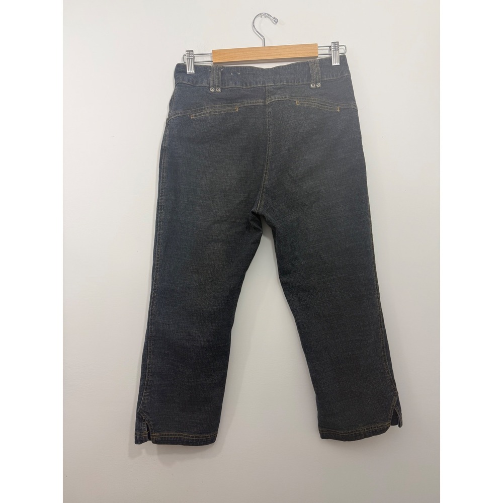 SF Jeans by Rosetti Womens Dark Wash Capri Denim Jeans Size 10 Stretch Cropped - Picture 2 of 12